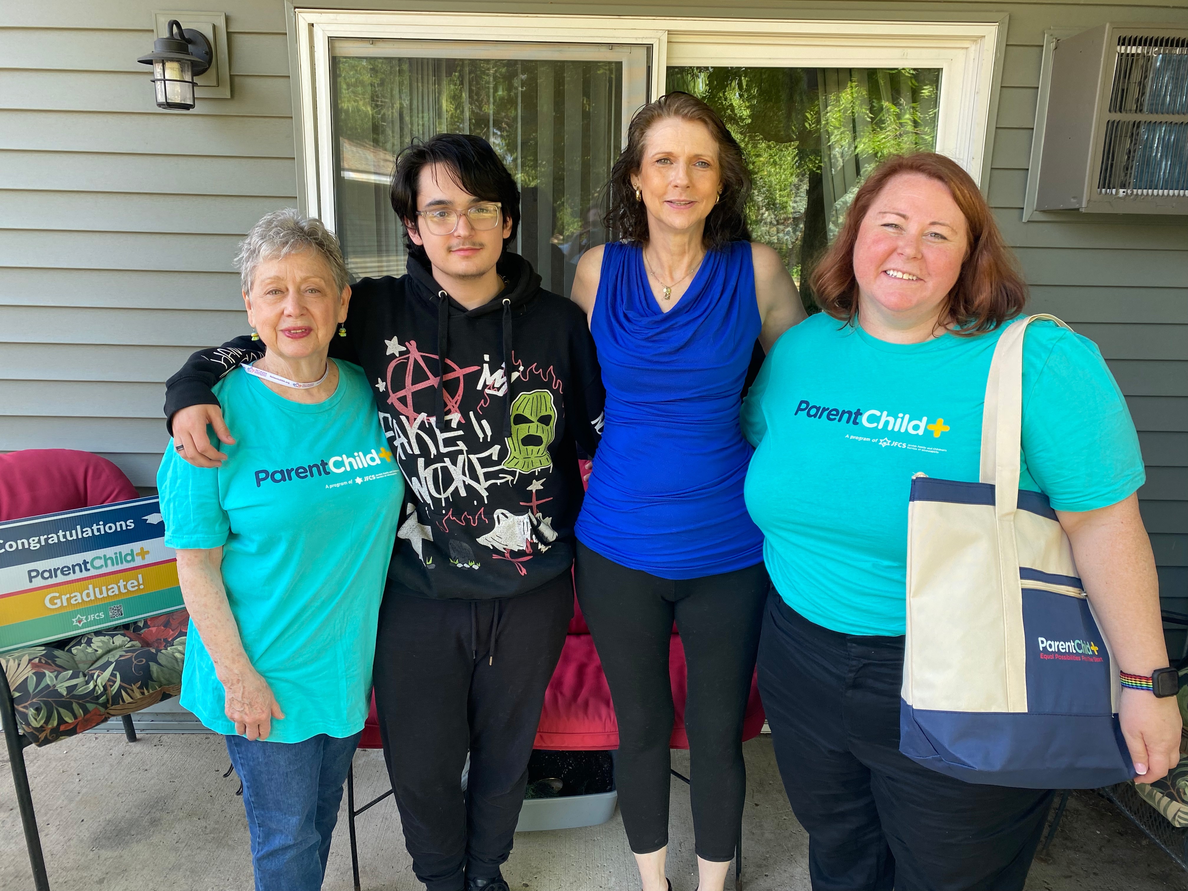 ParentChild+ Caleb, Ruth Ann, and Staff